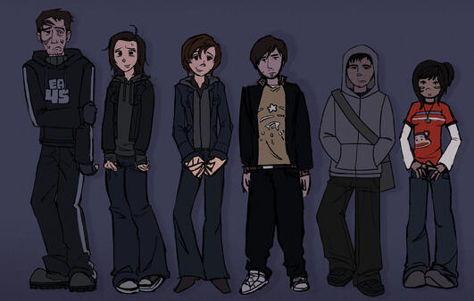 character references for comics (2024) [click the image to see the incomplete comic series.]